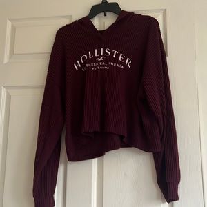 Burgundy boyfriend sweater